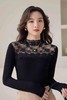 热奶肌底衣蕾丝小衫立领高弹舒适内穿外搭自带气质款16685101 商品缩略图0