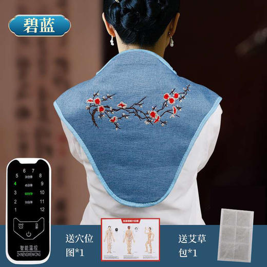 【传统良方！养护肩颈】缓解亚健康，深入渗透，肩颈热敷包电加热艾灸护颈椎热敷家用理疗肩膀艾草海盐热敷包肩颈。rc 商品图5