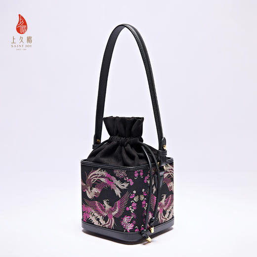 新中式包宋锦面料女士拎包腋下背包凤凰于飞BWS25A0102 商品图2