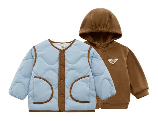 拉比i5童衣类-4自然羽绒外套两件套LYDC102003 商品图2