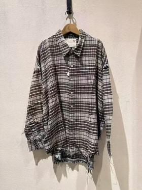 女款格纹长袖衬衫