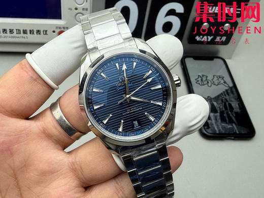 欧米茄VS海马150米系列 柚木蓝 6点位日历 Aqua Terra 150米腕表 8900一体机 男士腕表 表径41mm 商品图2