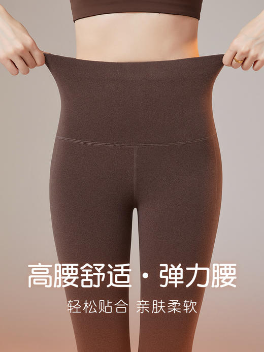服饰鞋包-秋冬薄款女外穿无痕自发热高弹高腰紧身保暖裤 买过的店 商品图4