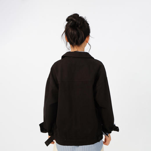 简约基本款宽松小翻领口袋外套纪念日百货门店同款166543363 商品图2
