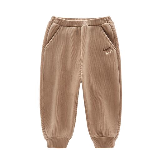 拉比i5童衣类-4自然坑条长裤LYDC101402 商品图3