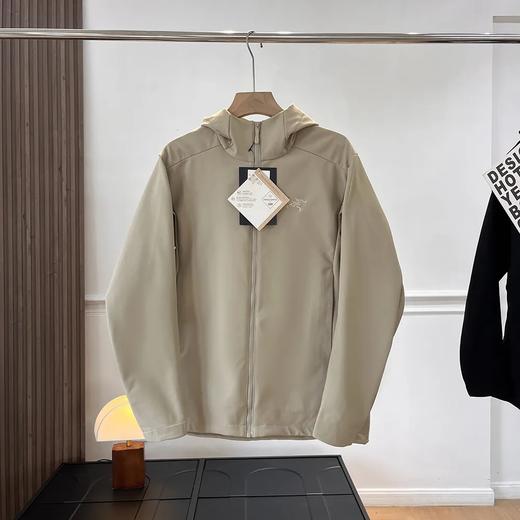 通勤软壳——防风 男子 加绒软壳夹克 连帽款 商品图3