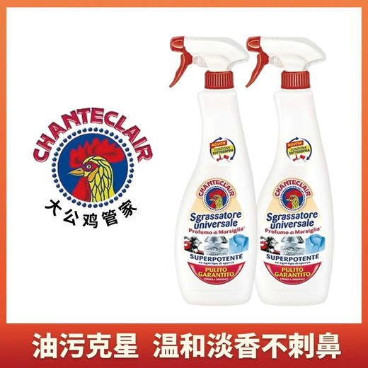 【爆品】意大利进口大公鸡去油污清洁剂600mL （2瓶/组） 商品图0