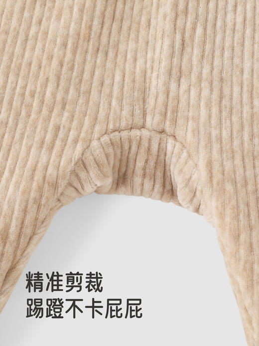 英氏儿童夹棉裤子秋冬保暖男宝屁屁裤小童灯芯绒长裤YRKPJ4R020A 商品图3