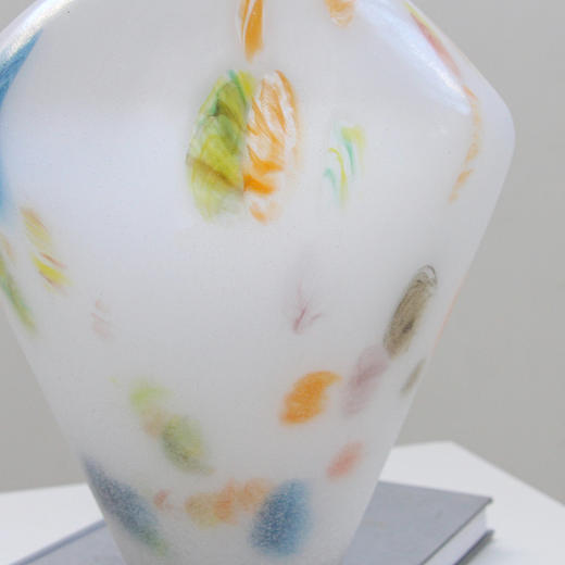 碧轩新品简约创意渐变彩色磁粉哑光打沙花瓶摆仿真花客厅玄关花器 商品图4