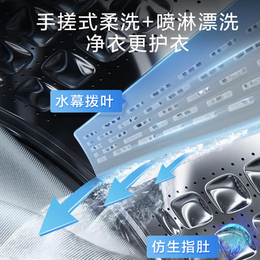 海尔（Haier）全自动滚筒洗烘一体机 10公斤大容量超薄家用洗衣机带烘干直驱变频HPRO89 商品图3