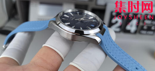 欧米茄VS海马150米系列 75周年纪念版 夏日蓝 湖蓝海马 密底海马 6点位日历 Aqua Terra 150米腕表 8900一体机 男士腕表 表径41mm 商品图2