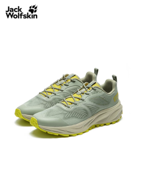 【云粉节】【6折】6楼JACKWOLFSKIN狼爪25年PRELIGHT情侣款男款轻量缓震徒步鞋A64088-M0053吊牌价999折后599