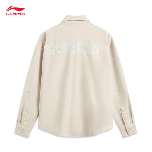 李宁男子冬季保暖加绒绣花衬衫AFDU223-6 商品图1