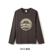 E|F-新~ 复古Vintage 100%水洗磨毛棉 印花 打底长袖T恤 商品缩略图0