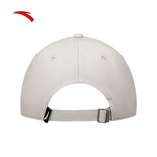 安踏（ANTA）运动男女同款棒球帽夏季百搭休闲潮流遮阳鸭舌防晒帽192538252 浅米灰-5 商品图1