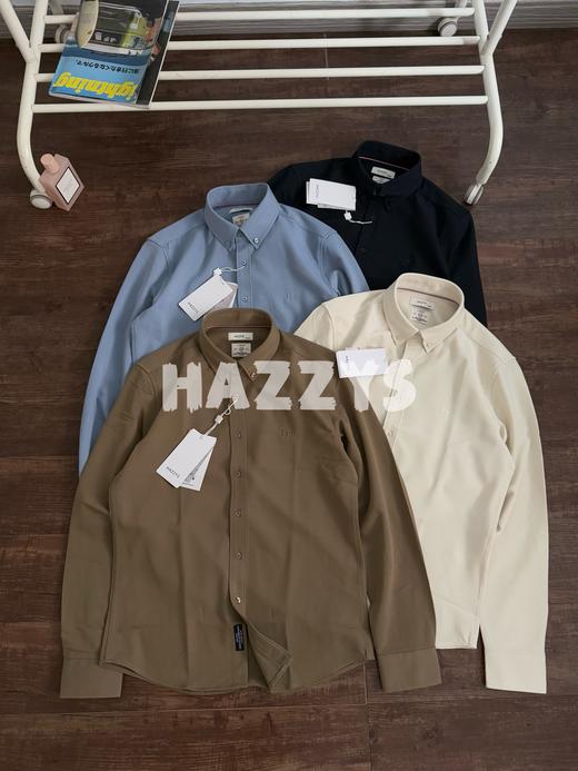 哈吉斯男士羊毛混纺衬衫2025冬季新款休闲上衣 商品图5