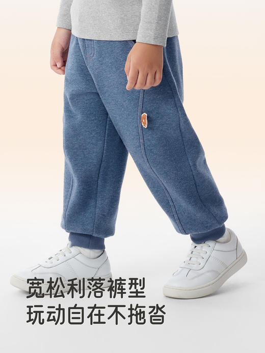 英氏儿童长裤男童秋冬束脚裤舒适保暖休闲新款裤子YRKCJ4R031A 商品图2