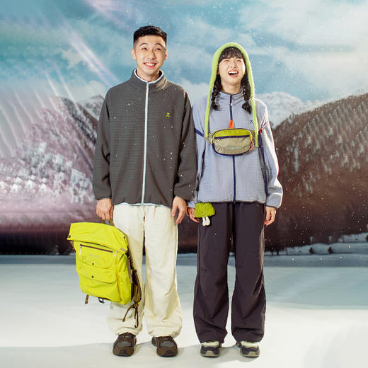 【品牌特惠】ACMEITEM爱棵米 户外抓绒立领外套秋冬插肩显瘦扩版上衣GAG3210525G 商品图2