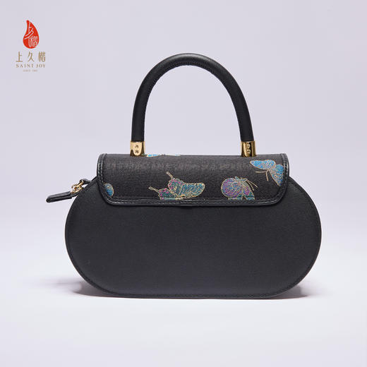 新中式国风宋锦腋下包 手提包 晴春蝶戏拎包BWS25A0401 商品图2