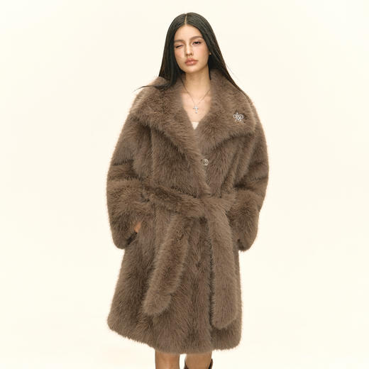 Ariseism 美式复古大衣女秋季新款上衣 商品图3