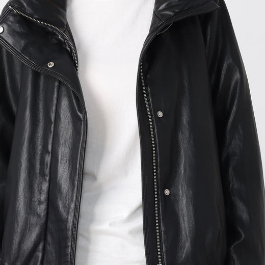 THESOONG|’暖域主义‘冬季新款鹅绒服保暖黑色羽绒服外套HWYRF8007 商品图3
