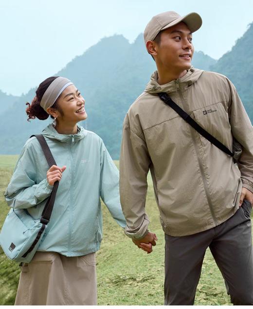 【云粉节】【6折】6楼JACKWOLFSKIN狼爪25年春款KRAJA男款户外防泼水防风透汽夹克A63712-4030吊牌价1199折后价719 商品图2