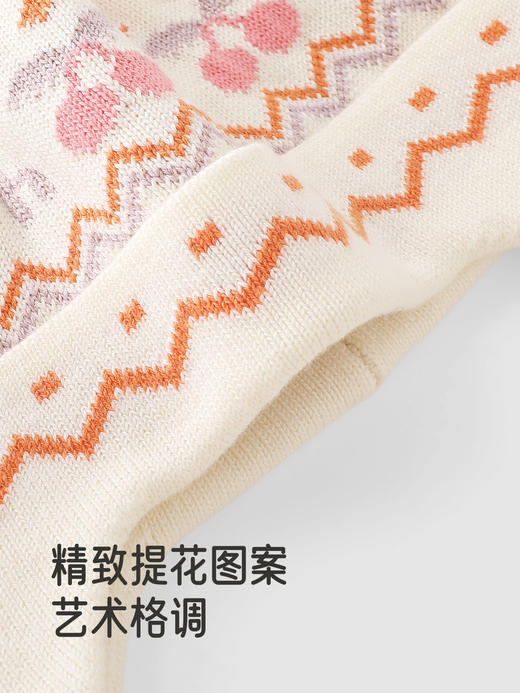 英氏儿童针织帽子护耳秋冬保暖防寒防风女童宝宝新款YRPHJ4R012A 商品图4