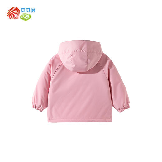 贝贝怡秋冬新款女童棉服中大童连帽防风保暖软壳棉服ZB4ES040 商品图6