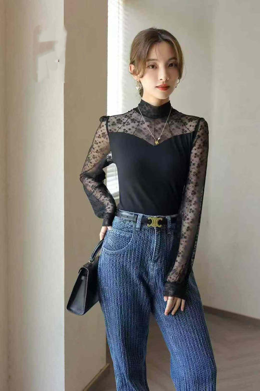 蕾丝立领时尚小衫内搭外穿自带气质16685104 商品图5