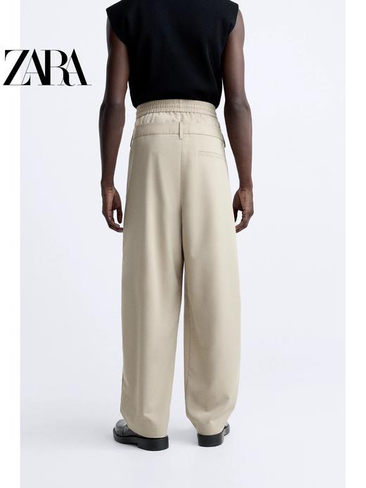 ZA家2023秋季新品男装 双层腰身宽松休闲裤 商品图9