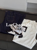 会员福利【舒适主义~垂坠/挺括】拉夏贝尔/La Chapelle高腰明线阔腿牛仔裤宽松设计感百搭显瘦直筒长裤 商品缩略图2