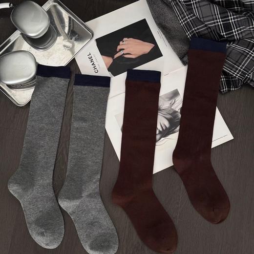 现货【YW】无忧购25元5双，39元10双秋冬搭配系列长筒袜拼色小腿袜2020（截单后3-5天发货) 商品图1