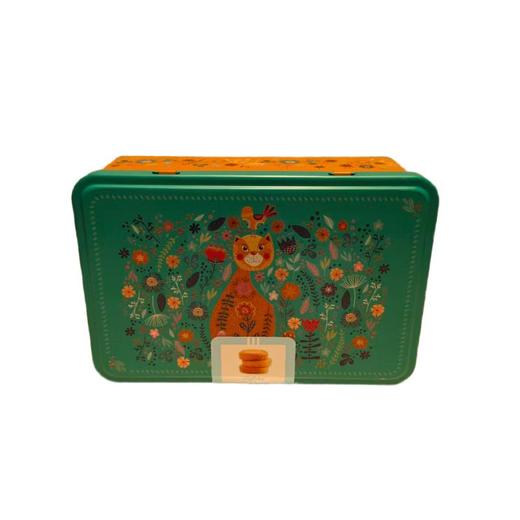 特丽迪法式黄油曲奇礼盒（猫咪绿） 330g/罐 商品图0