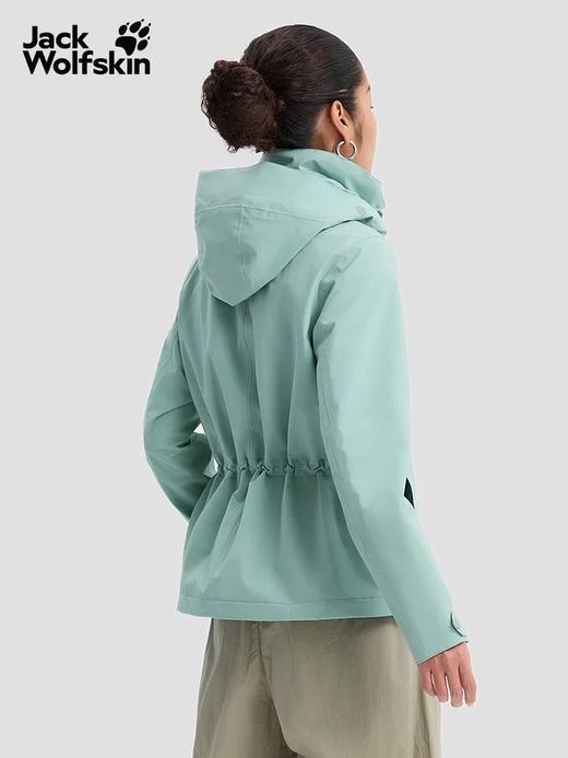 【云粉节】【6折】6楼JACKWOLFSKIN狼爪春款KARANA女款户外休闲收腰防水冲锋衣5124041-E0180吊牌价1699折后价1019 商品图2