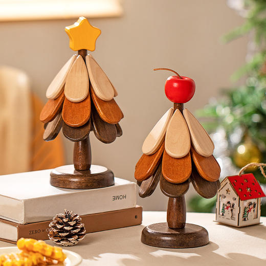 摩登主妇圣诞树隔热垫2025新款餐垫隔热餐桌垫防烫耐高温砂锅碗垫 商品图0