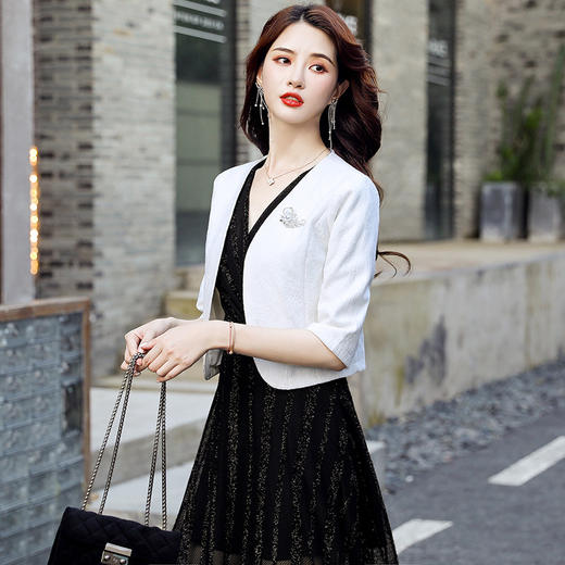 蕾丝小披肩短外套秋装CME2016AB 商品图2