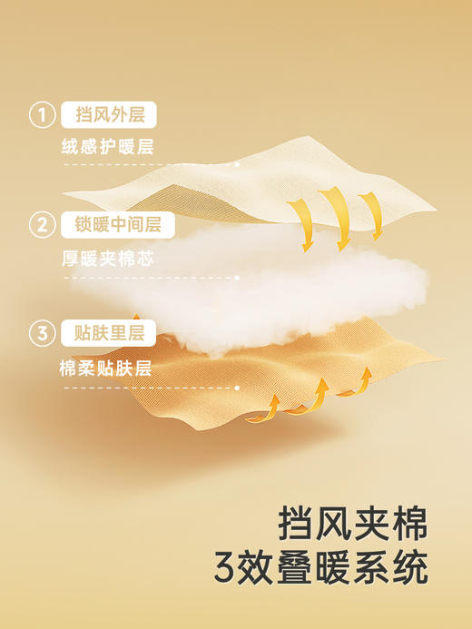 英氏儿童夹棉长裤子秋冬保暖加厚束脚卫裤外出男童YRKCJ4R019A 商品图1