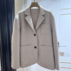 火桐hooton 重磅康赛妮100羊绒人字纹西装外套ZB8080 商品缩略图0