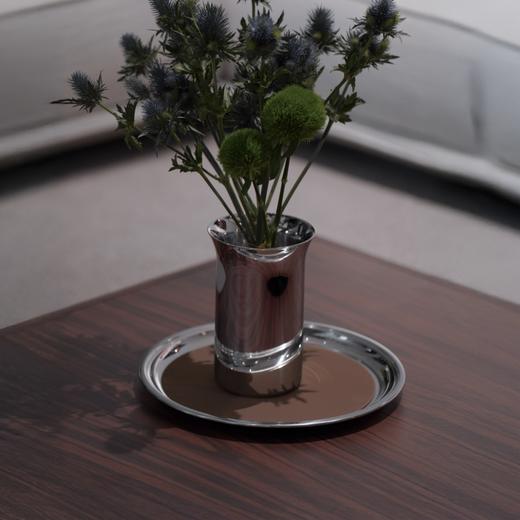 奢蒂双层酒桶 RRSONG日诵家居 不锈钢冰桶花器花瓶 商品图3