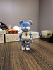 原厂正品！磨砂款 ！bearbrick 400%积木熊暴力熊艺术家联名款家居摆件手办    蓝天白云 商品缩略图0