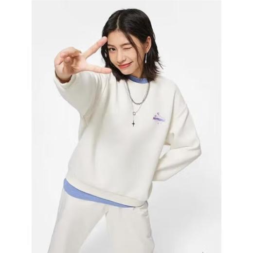 李宁女子针织无帽套头衫AWDU038-1 商品图0