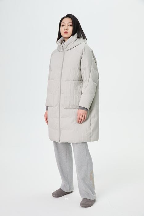 水淼2025冬新款休闲宽松大口袋气质羽绒服1845 商品图6