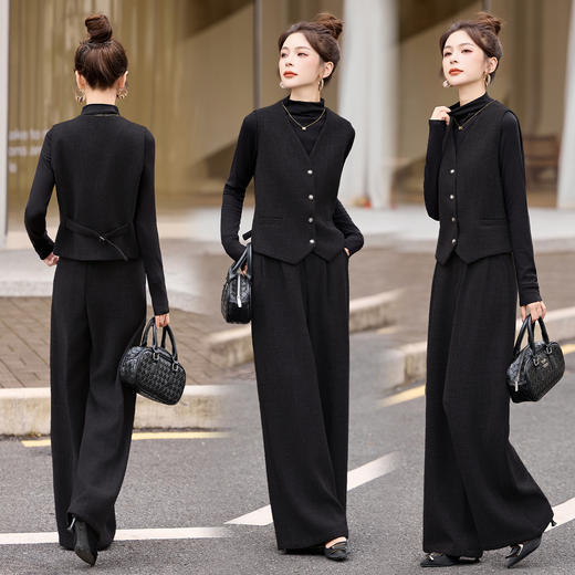 2025秋季加厚女式三件套GJC2596 商品图3