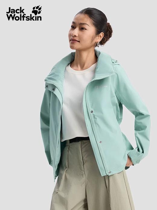【云粉节】【6折】6楼JACKWOLFSKIN狼爪春款KARANA女款户外休闲收腰防水冲锋衣5124041-E0180吊牌价1699折后价1019 商品图1