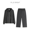 PLUS CRASH2025秋季新款松弛感老钱风拉链卫衣外套夹克休闲裤套装 商品缩略图2