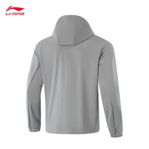 李宁男子冬季防水加绒开衫连帽运动外套AFDU861-4 商品图1