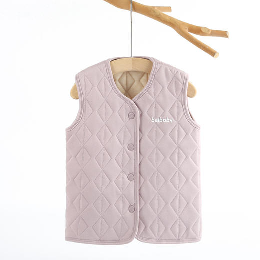 【新升级一代！600克加厚款！蚕丝&羊毛！】儿童羊毛马甲 男童德绒保暖加厚宝宝坎肩 女童加厚夹棉背 心护肚马夹 商品图4