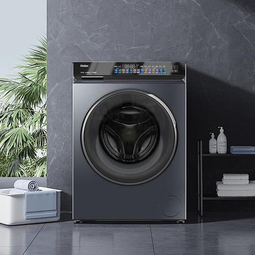 海尔（Haier）全自动滚筒洗衣机单洗 10公斤懒人家用超薄大容量 直驱变频智能投放PRO89 商品图0