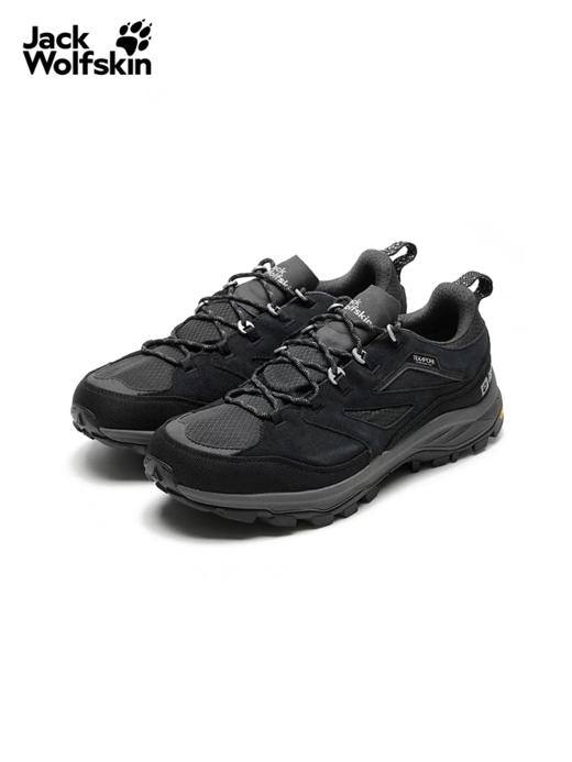 【云粉节】【6折】6楼JACKWOLFSKIN狼爪25年CYROX户外情侣款男款低帮防水透汽徒步登山鞋4064281-6350吊牌价1399折后839 商品图1