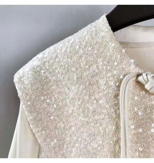 11.11特卖！赠送披肩【秋新品】新中式提花国风长袖宽松上衣-喜出 商品图8